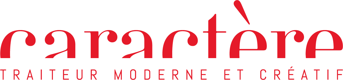 Logo Caractère traiteur moderne et créatif